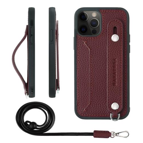 【貨物輸送無料】HANATORA iPhone12 12Pro 容れもの 本革 耐衝撃 うしろ側三尺帯 ストラップリング スマホケース スマホ 照明ランプ役立つこと のど首同盟罷工