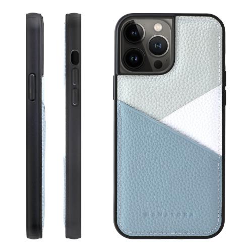 【貨物輸送無料】HANATORA 13ProMax 専用容れもの 本革 耐衝撃 スマホケース スマホ 歌留多隠し パステルカラー シュリンクカーフレザー