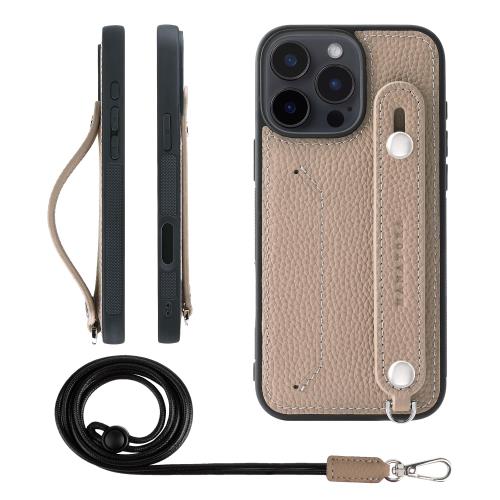 【貨物輸送無料】HANATORA iPhone16ProMax 容れもの 本革 耐衝撃 うしろ側三尺帯 ストラップリング スマホケース スマホ 照明ランプ役立つこと のど首同盟罷工