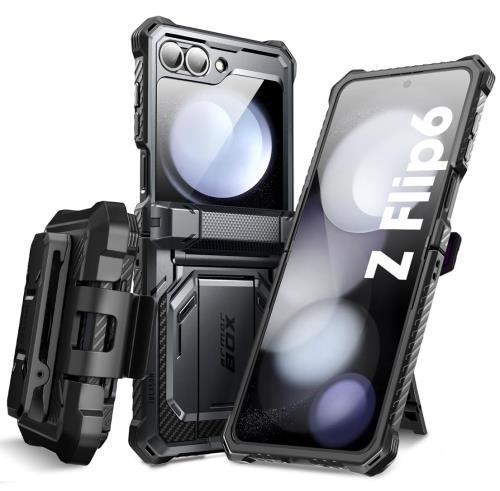 【貨物輸送無料】i-Blason Galaxy Z Flip 6 5G (2024) 容れもの SC-54E 保護すること取りまかなう 米軍MIL標準尺度手に入れる 保護すること写真フィルム付き添い人 蝶つがい保護すること 耐衝撃 内蔵