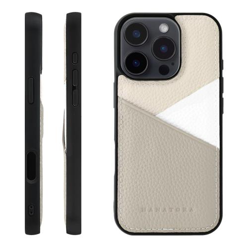 【貨物輸送無料】HANATORA 16ProMax 専用容れもの 本革 耐衝撃 スマホケース スマホ 歌留多隠し パステルカラー シュリンクカーフレザー