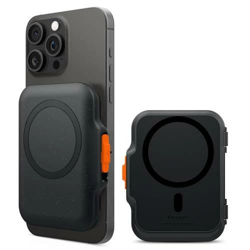 【貨物輸送無料】[Spigen] MagSafe相応う 歌留多入れもの TinTap MagFit マグネチックウォレット 最大限度5枚 iPhone16/15/14/13/12 つづき物相応う ブ