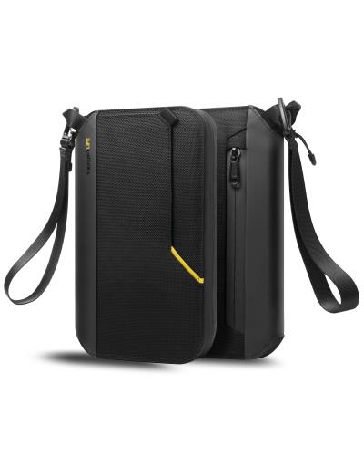 【貨物輸送無料】[Spigen] 渡航免状入れもの 旅行合切袋大静電容量納める/パウダーコンパクト ガジェットポーチ スキミング押しとどめる 心丈夫さ KD500 AF