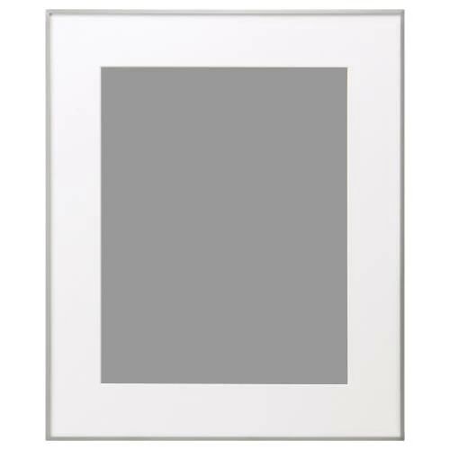 【貨物輸送無料】ハクバ HAKUBA 写真立て 軽銀 HFA-03 半切 アクリル樹脂板 しろがね色 HFA-03SV-H