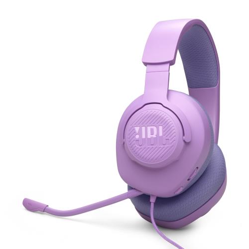 【貨物輸送無料】JBL QUANTUM 100M2 ゲーミングヘッドセット/受話器/3.5MM繋ぎ合わせる/エントリー真似形/パープル/JBLQTUM100M2PUR