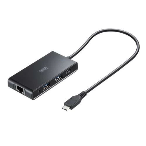 【貨物輸送無料】サンワサプライ USB Type-Cこしき付き添い人 2.5ギガビットローカルエリアネットワークアダプター（USB Type-C繋ぎ合わせる） USB-3TCLS8BK