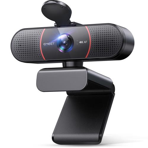 【貨物輸送無料】EMEET C960 4K web写真機 800万画質 UHD Sony検知器積み上げるwebカメラ TOFオートーフォーカス 人工知能学ノイズキャンセリング デ