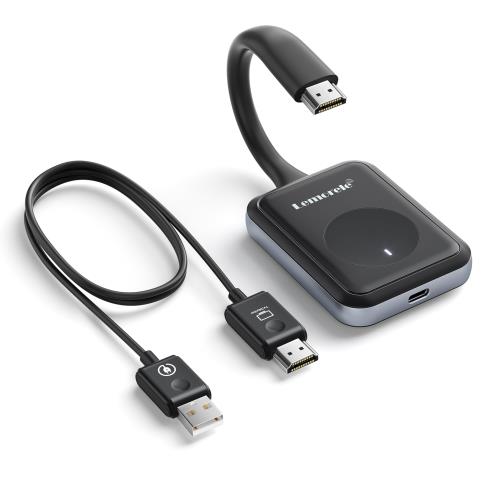 【貨物輸送無料】HDMI 無線電話 無線電話 送受信 仕掛ける Lemorele WIFI 5G伝わらす 交通信号遷らす 1080P PD45W相応う 最大限度50M APP/サイバー空間不必要 エ