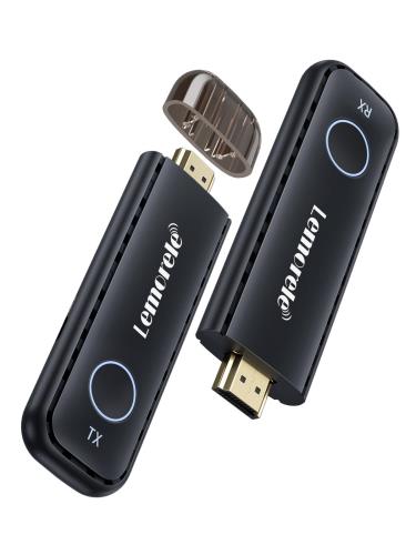 【送料無料】Lemorele ワイヤレス hdmi 送受信機セット 8台増設可能 日本技適認証済 プラグプレイ 小型 50M無線 ミラーモード 拡張モー|Conductドライバー 店