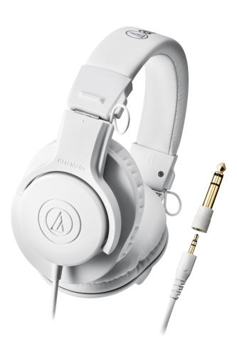 【送料無料】オーディオテクニカ ATH?M20x WH プロフェッショナルモニターヘッドホン 有線 スタジオレコーディング 楽器練習 ミキシング|Conductドライバー 店