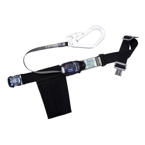 【貨物輸送無料】[藤井電工] 新判定基準 胴胴締め型 リトラ 巻取式 黒いこと 黒 L大きさ 胴締め長さ 1400粍 結核症-RL-OT593-BLK-L 軽さ軽銀引っかかり