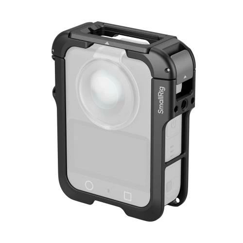 【貨物輸送無料】SmallRig DJI Osmo 360用写真機伏せ籠 軽銀入れもの保護すること一こまマウント OSMO 360用取りひろげるハウジング外殻 5704