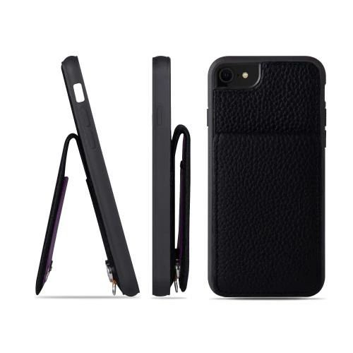 【貨物輸送無料】HANATORA iPhone8 7 SE3 SE2 (第3時人 第2時人) 入れもの バンパー型 本革 スマホケース スマホ 歌留多衣嚢 照明ランプ シ