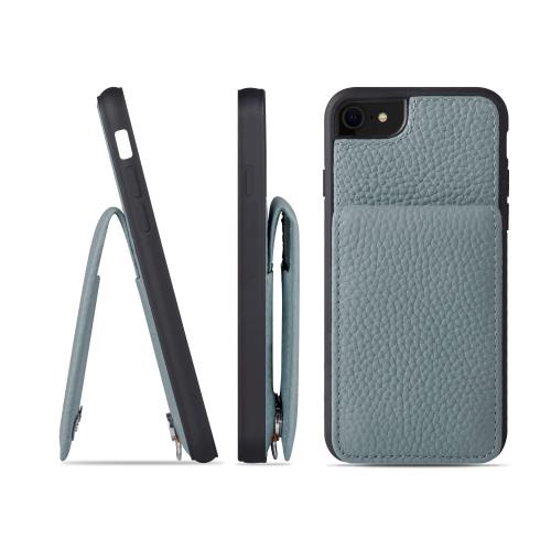 【貨物輸送無料】HANATORA iPhone8 7 SE3 SE2 (第3時人 第2時人) 入れもの バンパー型 本革 スマホケース スマホ 歌留多衣嚢 照明ランプ シ