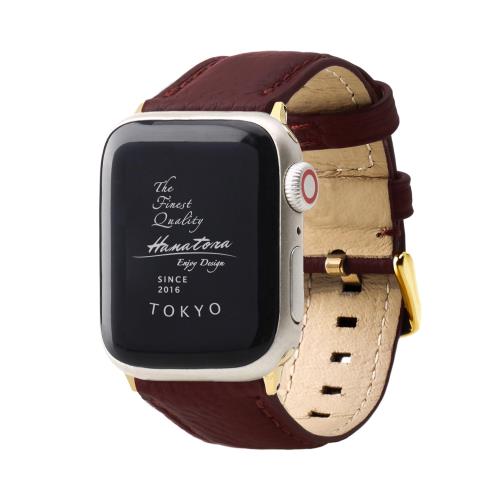 【貨物輸送無料】[HANATORA] アップルウォッチ用ダンス楽隊 AppleWatch取り替えっこ性 ダンス楽隊 互換性のある 49粍 45粍 44粍 42粍 本革 シュリンクレザー