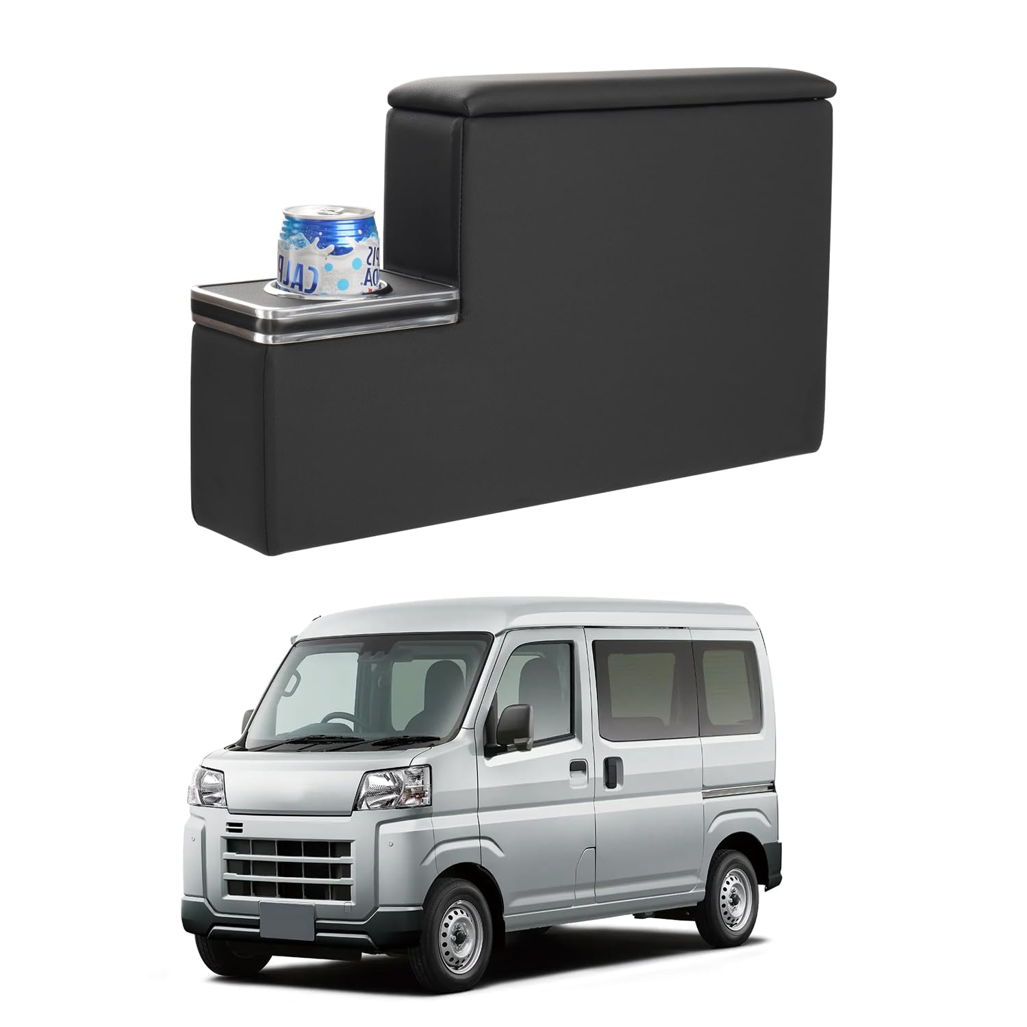 【送料無料】Auto Spec ダイハツ アトレー ハイゼット S700系 車用 アームレスト コンソールボックス 車内収納ボックス ATRAI S700V S71｜Conductドライバー　店
