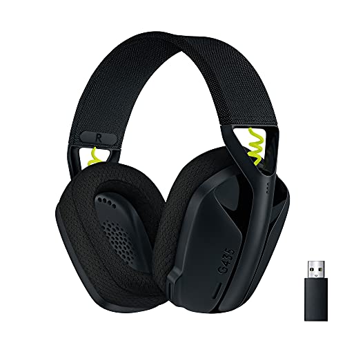 【送料無料】Logicool G ゲーミングヘッドセット G435BK ゲーミング ワイヤレス ヘッドセット 軽量 165g LIGHTSPEED Bluetooth マイク付|Conductドライバー 店