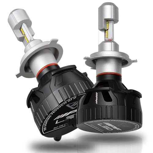 【送料無料】M's Basic by IPF ヘッドライト LED 車用 H4 Hi Lo切替 4200lm 2800lm 6500K ホワイト 12V用 2本入 車検対応 ドライバーユ｜Conductドライバー　店 12,579円
