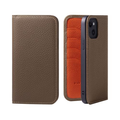 【送料無料】HANATORA iPhone15Plus ケース 手帳型 本革 スマホケース スマホ スタンド コードホルダー 付き シュリンクカーフレザー ギ｜Conductドライバー　店