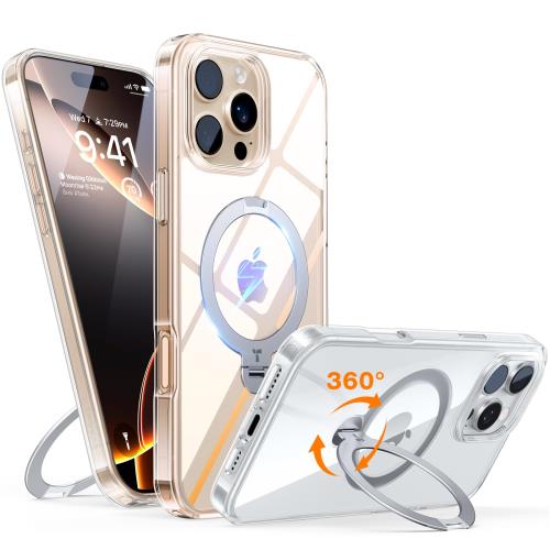 【貨物輸送無料】カチッ！2025新型?釣りあい性TORRAS iPhone 16 Pro 用 入れもの 薇式照明ランプ縦横両相応う 輪っか 磁石積み上げる MagSafe対