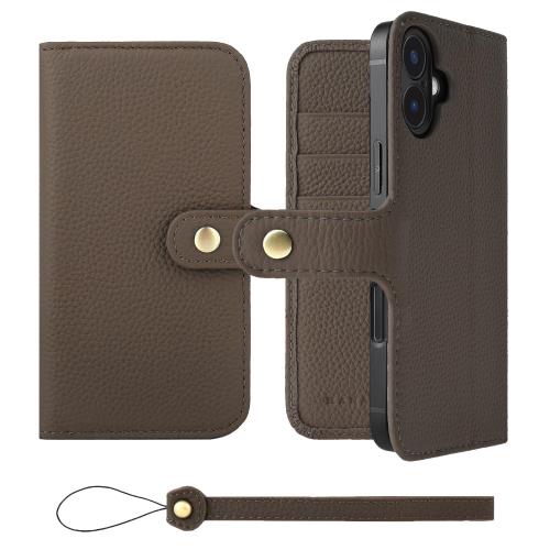 【貨物輸送無料】HANATORA iPhone16Plus 入れもの 万覚え帳型 本革 スマホケース スマホ 照明ランプ 同盟罷工さあ美 付き添い人 シュリンクカーフレザー 差し上げ物