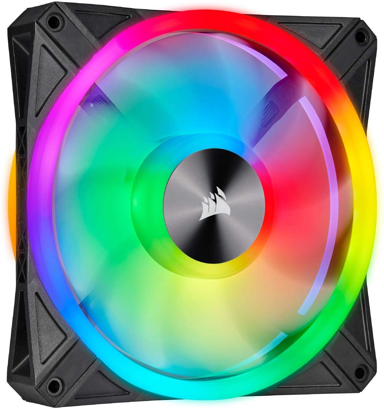 【貨物輸送無料】Corsair iCUE QL140 RGB 140粍 シングル気違い PWM相応う パソコン入れもの気違い CO-9050099-WW FN1375