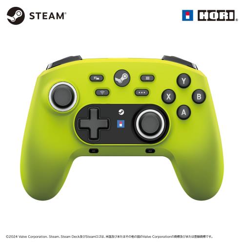 【貨物輸送無料】ワイヤレスホリパッド for Steam (ネオン黄色)