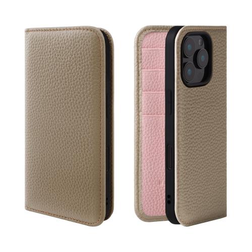 【貨物輸送無料】HANATORA iPhone16Pro 入れもの 万覚え帳型 本革 スマホケース スマホ 照明ランプ 吊りひも保持者 付き添い人 シュリンクカーフレザー ギ