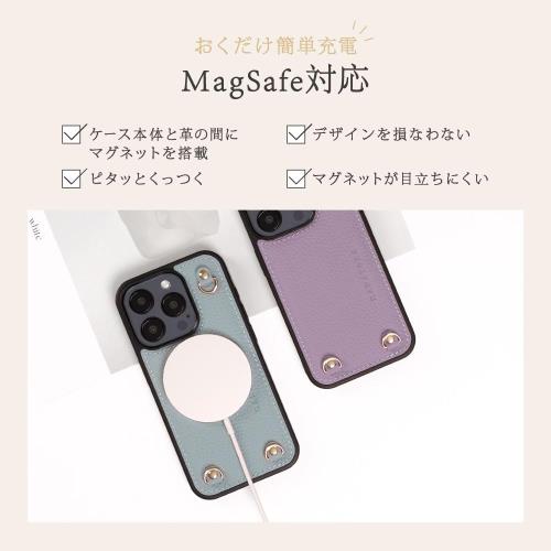 【貨物輸送無料】HANATORA iPhone16Pro 入れもの MagSafe 相応う 本革 耐衝撃 バンパー型 スマホケース スマホ 足懸かり輪っか付き添い人 ショルダーストラ