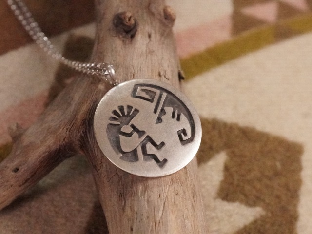 INDIAN JEWELRY : HOPI PENDANT TOP / 北米インディアン宝飾品 ホピ シャンデリヤとっ始め