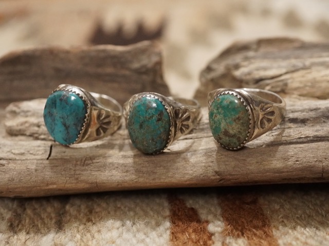 INDIAN JEWELRY NAVAJO TURQUOISE RING / 北米インディアン 宝飾品 ナバホー ターコイズリング