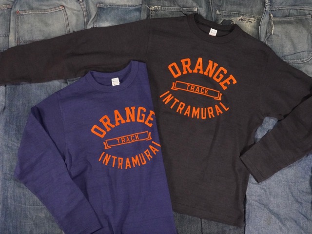 WARE HOUSE : Lot 5906 L/S T-SHIRTS &ldquo;ORANGE&rdquo; / ウエアハウス ロット5906 ロングスリーブTシャツ &ldquo;オレンジ&rdquo;｜CONEY ISLAND