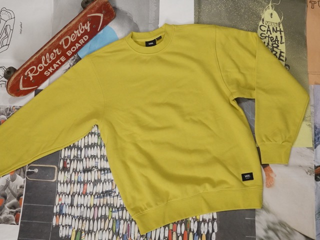VANS : CREW NECK SWEAT SHIRT / バンズ 労働者の一団のど首 流汗 ティーシャツ スウェット・トレーナー-メンズファッション