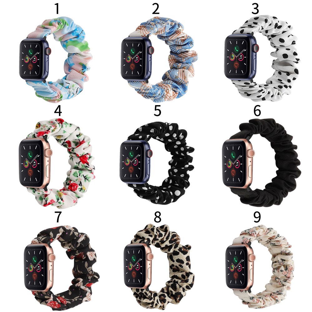 【送料無料】『アップルウォッチ』バンドシュシュアップルウォッチ6SE534ベルトAppleWatch54338mm40mm42mm44mmレディースapplewatch対応レジャーおしゃれかわいい可愛いカラフルギフトプレゼント贈り物誕生日