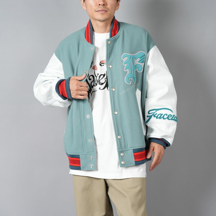 【FACETASM】PATCHED STADIUM JACKET セール】【FACETASM】PATCHED STADIUM JACKET（スタジャン）｜FACETASM