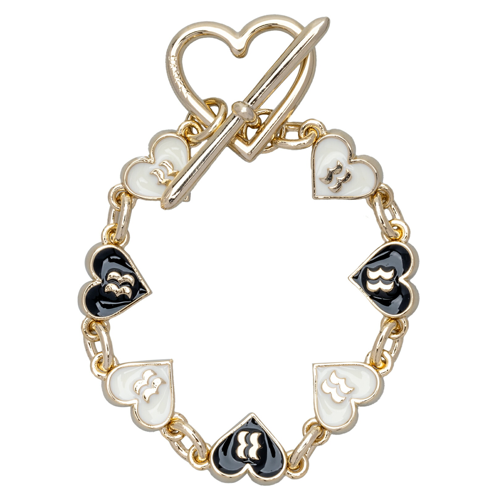 BASICKS / ベーシックス / Multiple Logo Bracelet / ロゴタイプ 腕輪 (ゴールド)  / 国内置き目取りまわし
