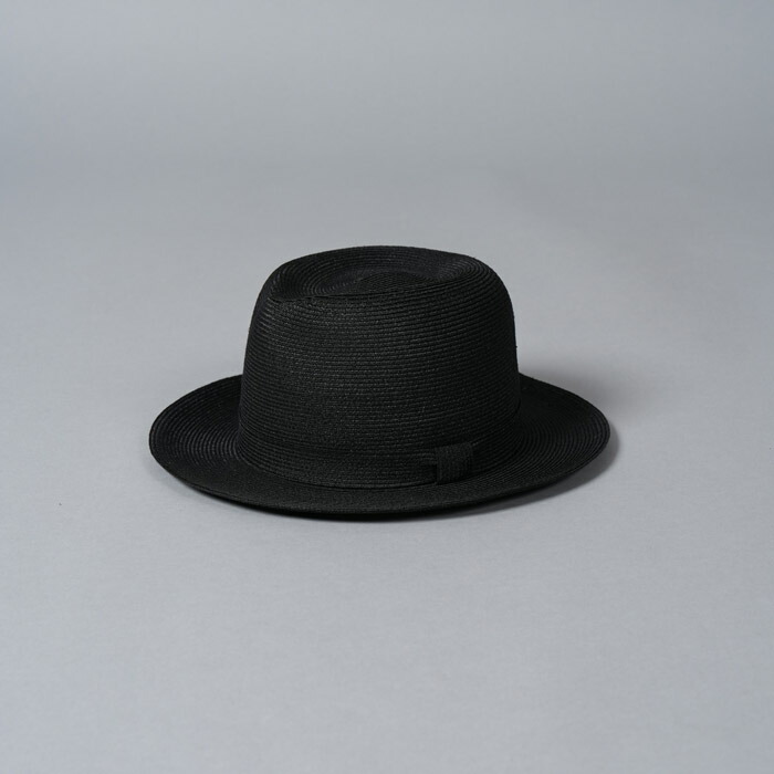 LASTMAN / 挙げ句の果てマン / ABACA PANAMA HAT feat.KIJIMA TAKAYUKI / パナマかぶり笠 (黒いこと) 26春夏 / 国内置き目取りまわし