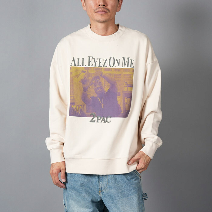 U/MUSIC / ユーミュージック / UM25AW-8 / 2PAC / ツゥーパック / トレーナー・クルーネックスウェット (皮膚軟化剤)  25秋冬 / 国内置き目取りまわし