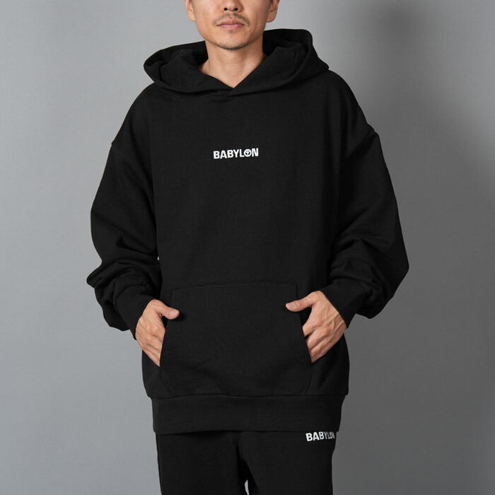 [Summer Sale 50%&darr;] BABYLON LA / バビロンエルエー / SHOP HOODIE / ショップフーディー (ジェッドブラック) 国内正規取り扱い｜Confidence