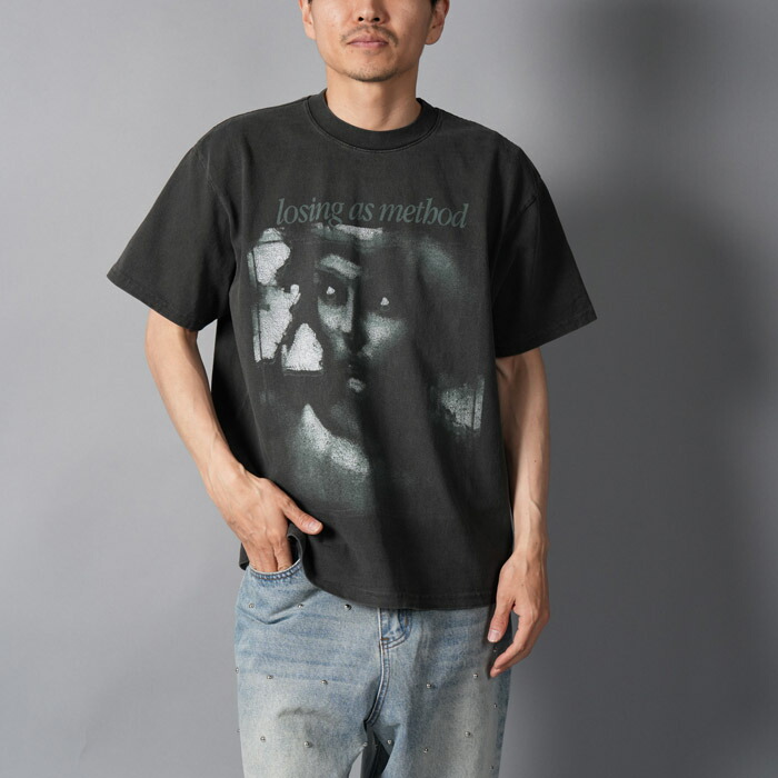 [ Super Sale 30%↓ 6月3日 20:00時出発信号機!!] Basketcase / 提げ篭入れもの / SIREN, tee / プルオーバー (ヴィンテージブラック) 国内置き目取りまわし