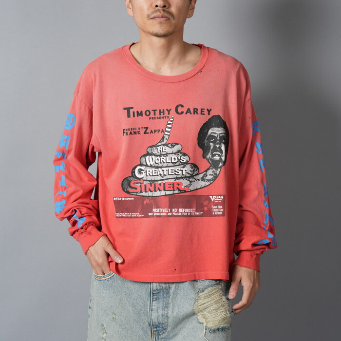 Paly Hollywood / パリーハリウッド / EAST of EDEN L/S TEE / ロンT・カットゥー (オレンジ色) (国内置き目取りまわし)