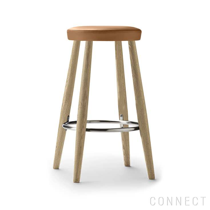 CARL HANSEN \u0026 SON（長い巻き毛・ハンセン＆サン） CH58 / オーク材材・石ケン仕上 / ゴールデン赤銅色（Loke 7050） / 赤ちょうちん腰かけ（Low）