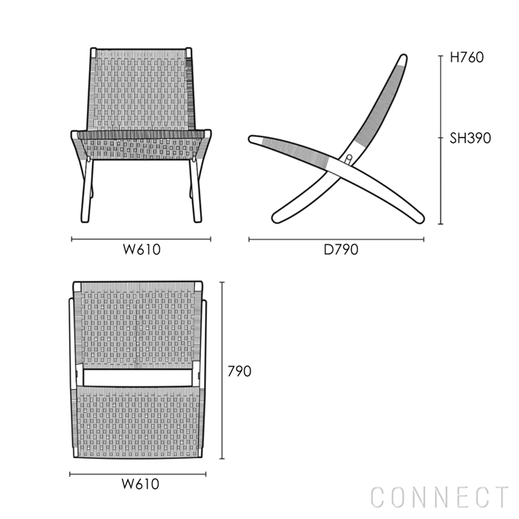 CARL HANSEN SON （カール・ハンセン＆サン） 1402） チーク材・無塗装