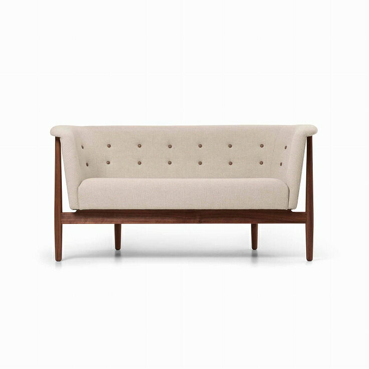 CARL HANSEN \u0026 SON（長い巻き毛・ハンセン＆サン） / ND52-2 VITA SOFA（ヴィタソファ） / ウォルナット材・油絵の具入眼 / Hallingdal 0200（ハリンダル） / 名取り草：Sif 95 / 寝椅子