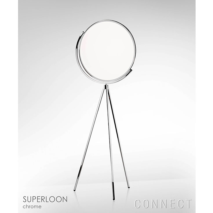 【定まり売りわたす店】【貨物輸送無料】FLOS（フロス） 照明装置 / SUPERLOON（スーパールーン） / クローム / 立ち会い場照明ランプ