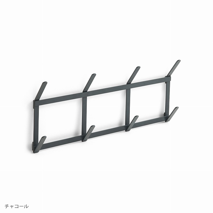 HAY（ヘイ） / TAPE COAT RACK（テープコートラック） / Sサイズ / チャコール / 石膏ボードアンカー付き / コートラック