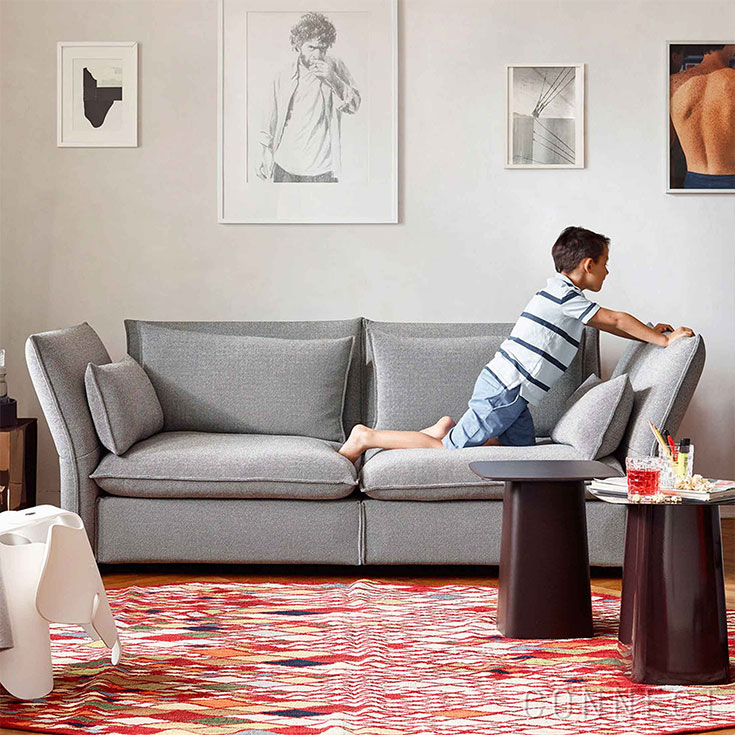 Vitra（ヴィトラ） / Mariposa Sofa（マリポサソファ）2 1/2シーター / Iroko 02 silver grey / ソファ｜Hente by CONNECT