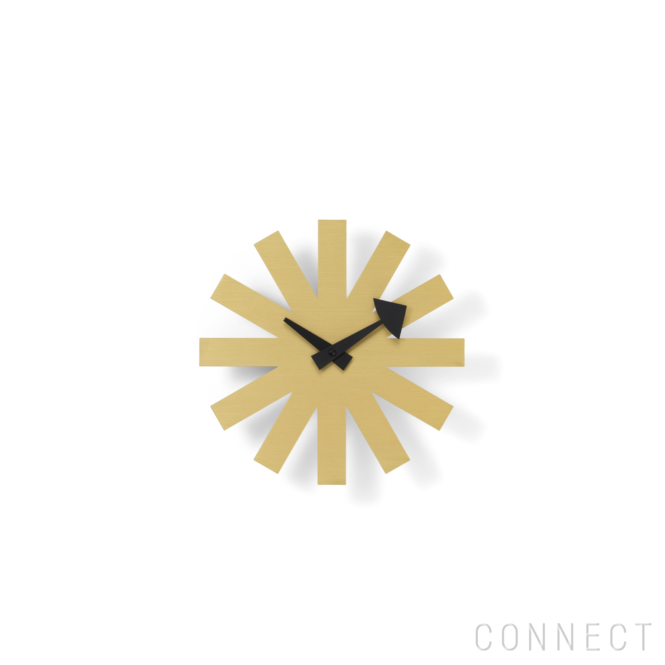 Vitra（ヴィトラ） / Wall Clocks（ウォール時辰儀） / Asterisk Clock（星印 時辰儀） / Brass / 柱時計