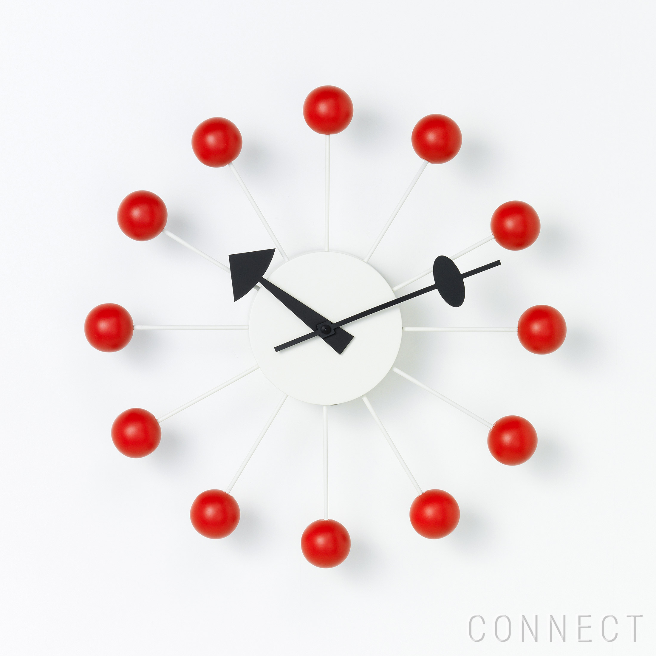 【楽天市場】Vitra（ヴィトラ） / Wall Clocks（ウォールクロック） / Ball Clock（ボール クロック） / Red