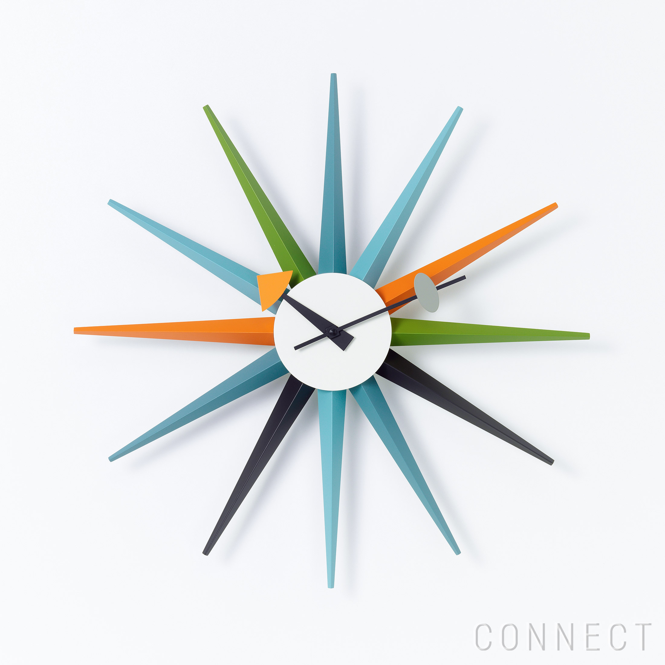 Vitra(ヴィトラ) / Wall Clocks(ウォールクロック) / Sunburst Clock(サンバースト クロック) / Multicoloured / 掛け時計|Hente by CONNECT